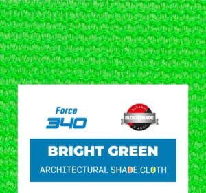 Malla sombra force 340 Bright Green Verde