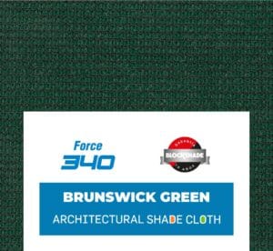 Malla sombra force 340 Brunswick Green Verde