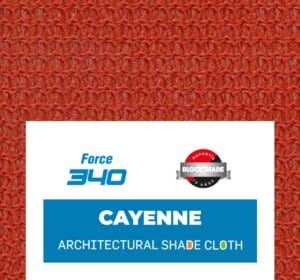 Malla sombra force 340 Cayenne