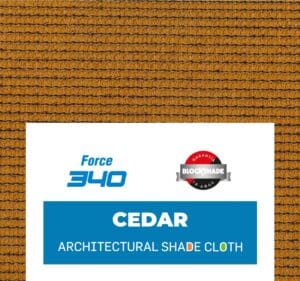 Malla sombra force 340 Cedar