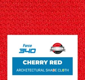 Malla sombra force 340 Cherry Red Rojo