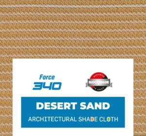 Malla sombra force 340 Deser Sand