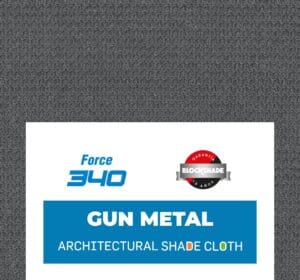 Malla sombra force 340 Gun Metal Gris