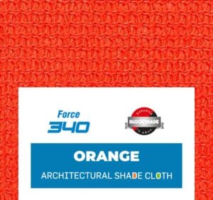 Malla sombra force 340 Orange Naranja