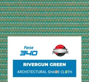 Malla sombra force 340 Rivergun Green Verde