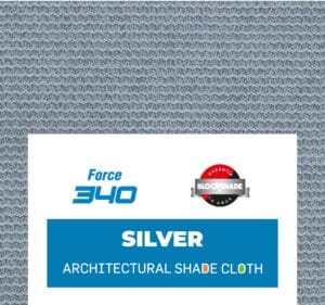 Malla sombra force 340 Silver Plata