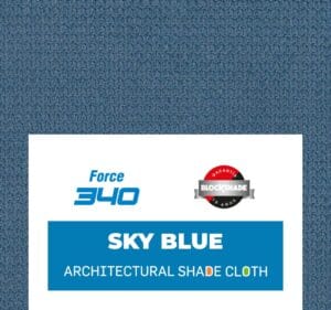 Malla sombra force 340 Sky Blue Azul