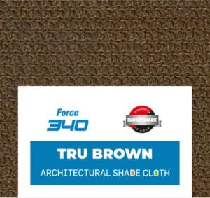 Malla sombra force 340 Tru Brown Café