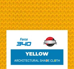 Malla sombra force 340 Yellow Amarillo